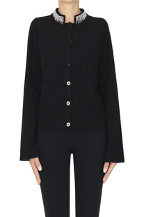 Jewel neckline cardigan Pinoro 