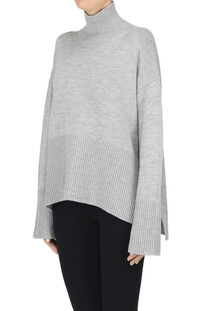 Pullover dolcevita a scatoletta Dondup
