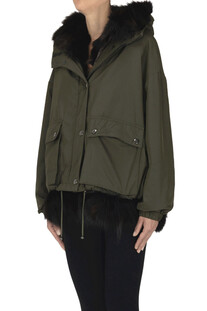 Fur inserts parka coat Martylò