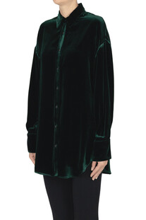 Camicia Karen in velluto Kiltie