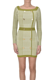 Jacquard knit sheath dress Elisabetta Franchi