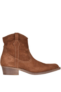 Suede texan ankle boots Guglielmo Rotta