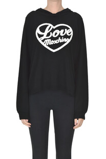 Hooded pullover  Love Moschino