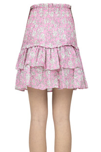 Flower print mini skirt The New Society
