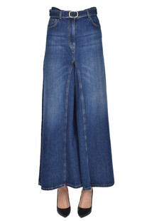 Gonna pantalone in denim Twinset Milano