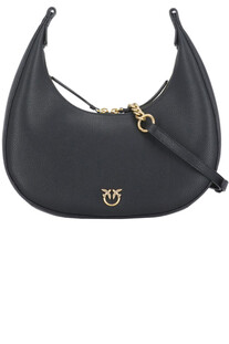 Borsa Brioche Hobo in pelle martellata Pinko