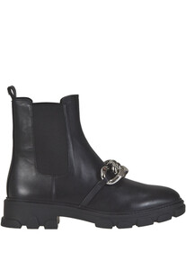 Scarlett Beatles ankle boots with metal chain Michael Michael Kors