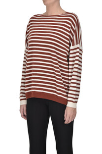 Striped wool pullover Why Ci