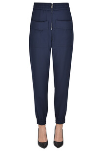 Pantaloni stile jogging in panno Dondup