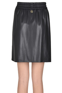 Eco-leather mini skirt Twinset Milano