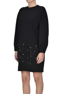 Embellished fleece dress Twinset U&B