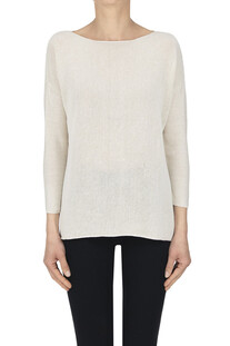 Linen and cotton pullover Base Milano