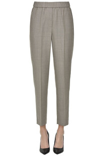Wool-blend cigarettes trousers Peserico