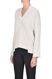 Pullover in maglia stile felpa  D.Exterior