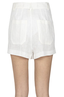 Shorts in lino Semicouture