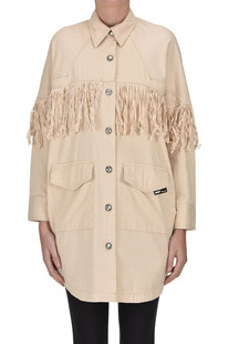Fringed shirt jacket Oof