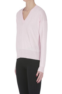 Silk and cashmere boxy pullover Aragona
