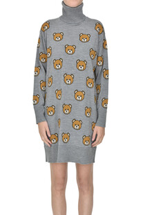 Teddy turtleneck dress Moschino Couture