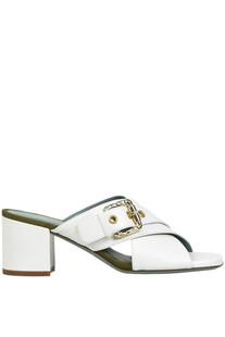 Leather mules Paola D'Arcano