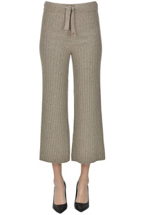 Cropped knit trousers GDD Gold Digger Denim