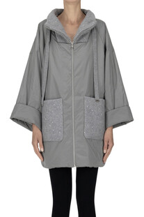 Embellished eco-friendly down jacket Gran Sasso