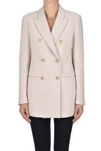 Blazer doppiopetto in panno Seafarer