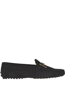 Gommini Double T suede loafers Tod's