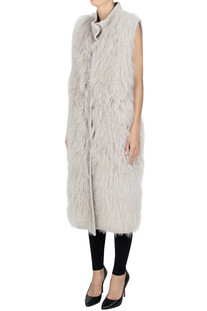 Gilet in maglia con pelliccia Sword