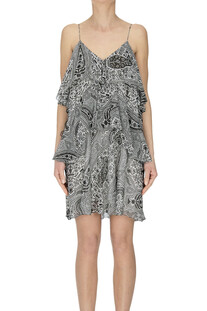 Flounced mini dress Antik Batik