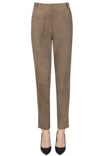 Pantaloni Hugo in suede Kiltie