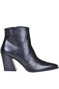 Leather texan ankle boots Jeannot