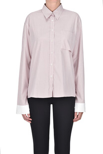 Micro checked print cotton shirt Sibel Saral