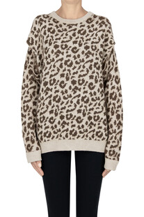 Pullover stampa animalier Federica Tosi