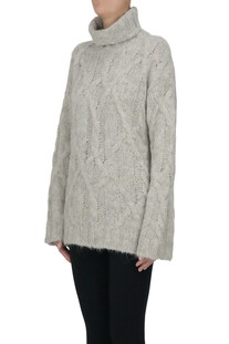 Chunky knit turtleneck pullover Seafarer