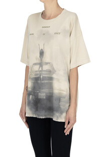 T-shirt oversize effetto used Dondup