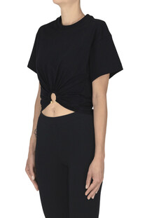 T-shirt cropped Rabanne