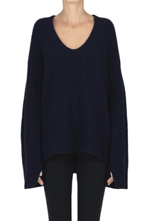 Pullover in maglia a coste Forte_Forte