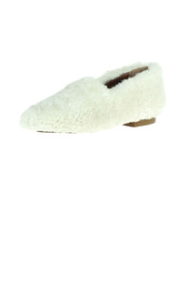 Recycled shearling ballerinas De Siena