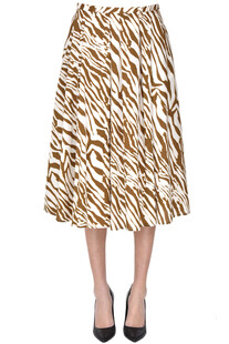 Animal print cotton midi skirt Seventy