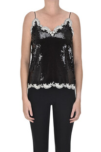 Sequined lingerie top Twinset Milano