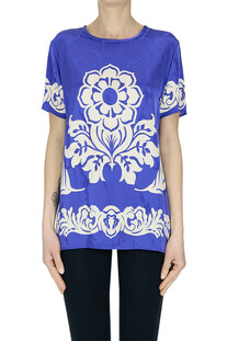 Blusa in satin jacquard Etro