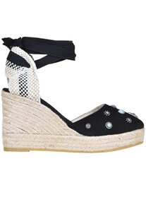 Embellished suede espadrillas Fortela