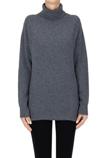 Ribbed turtleneck pullover Solocascmir