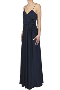 Abito lungo in satin Nenette