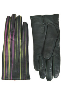 Hand painted leather gloves Fingers Venezia