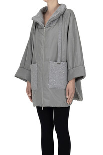 Embellished eco-friendly down jacket Gran Sasso
