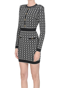 Jacquard knit dress Elisabetta Franchi