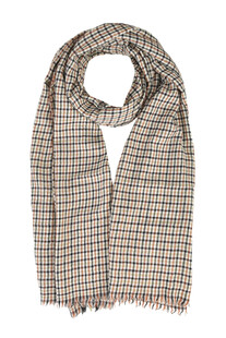 Checked print scarf Lovat&Green