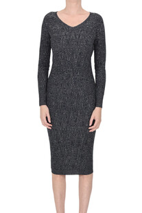 Textured knit dress D.Exterior