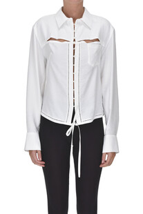 Embroidered cut-out shirt Jacquemus